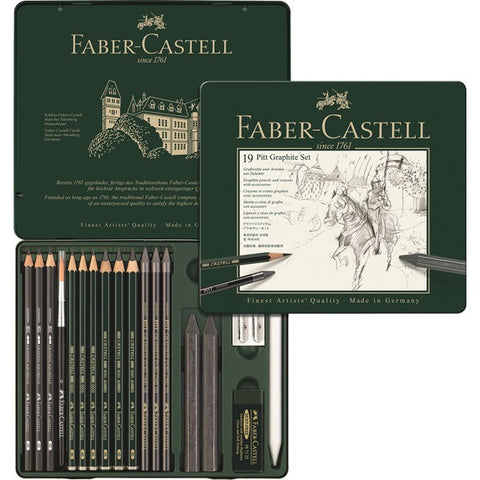 Set PITT Graphite tin medium