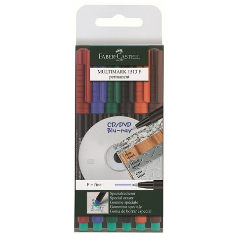 Marker MULTIMARK permanent F wallet of 6
