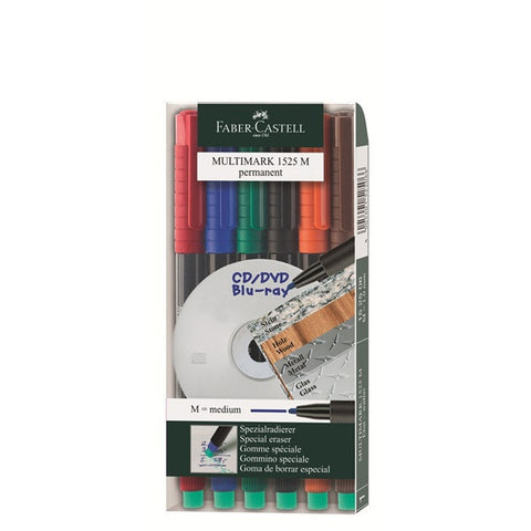 Marker MULTIMARK permanent M wallet of 6