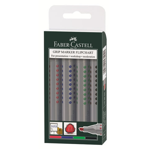 Flipchart marker GRIP 1535 chisel tip set of 4
