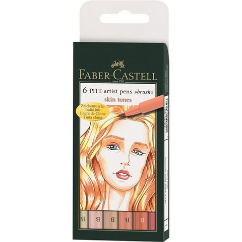 India ink PITT artist pen B Skin 6x