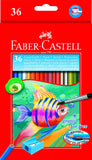 Watercolor pencils cardboard box