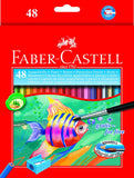 Watercolor pencils cardboard box