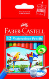 Watercolor pencils cardboard box