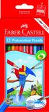 Watercolor pencils cardboard box