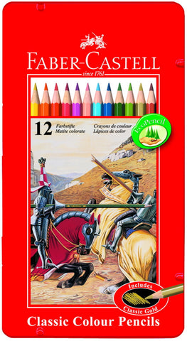 Colour pencils hexagonal